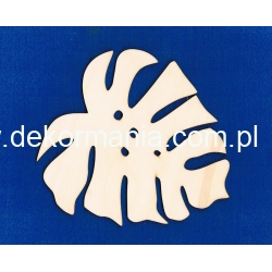 Liść monstery  15x14,5 cm ozdoba,podkładka, monstera